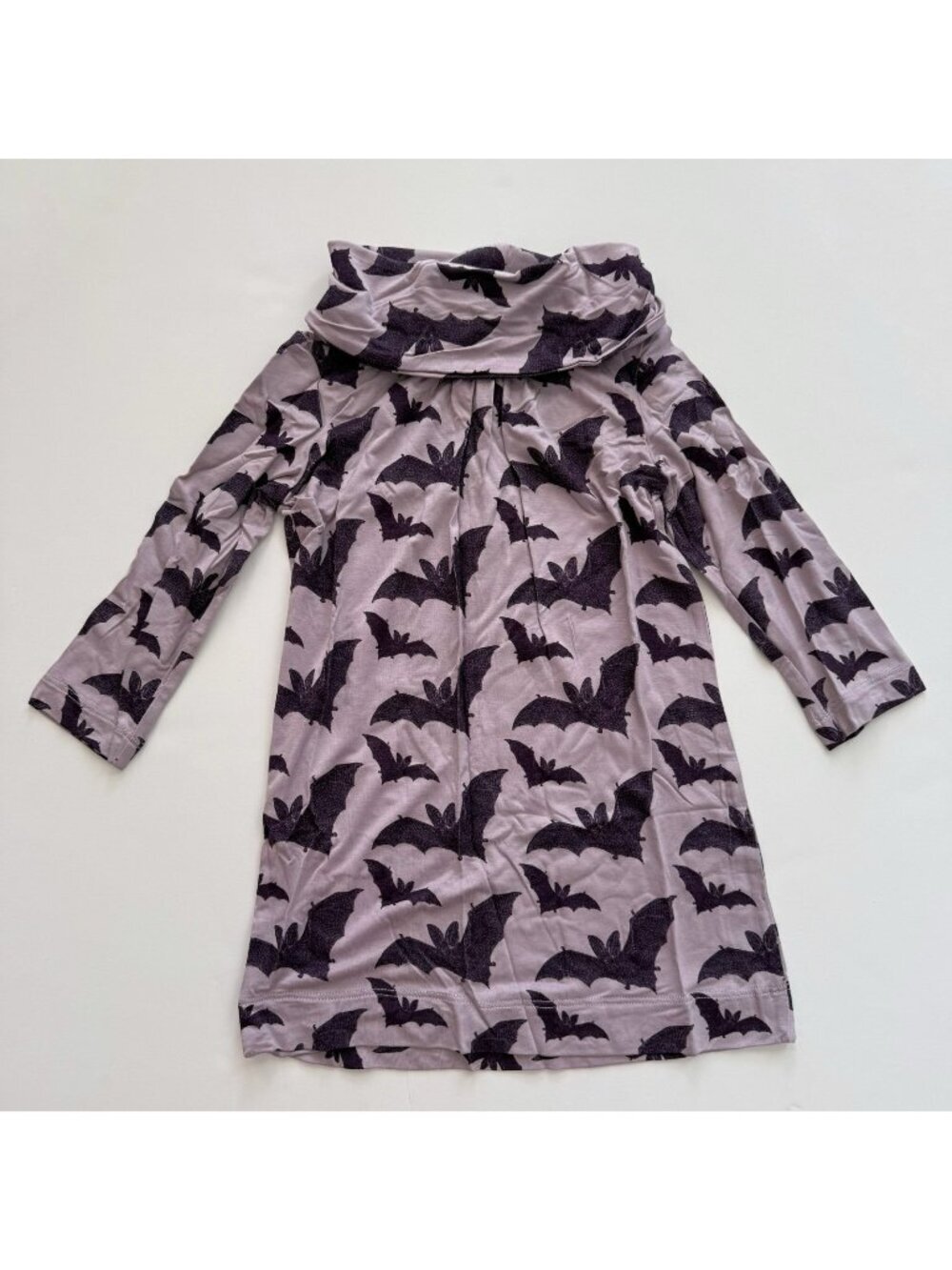Kate Quinn Organics girl purple bat dress 18-24 months